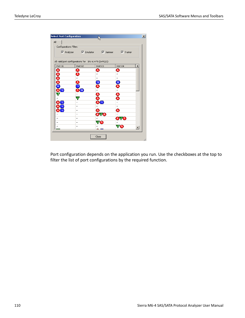 Teledyne LeCroy Sierra M6-4 SAS_SATA Protocol Analyzer User Manual User Manual | Page 112 / 498