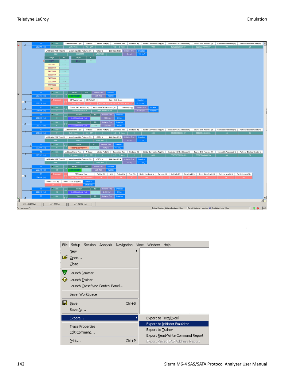 Teledyne LeCroy Sierra M6-4 SAS_SATA Protocol Analyzer User Manual User Manual | Page 144 / 498