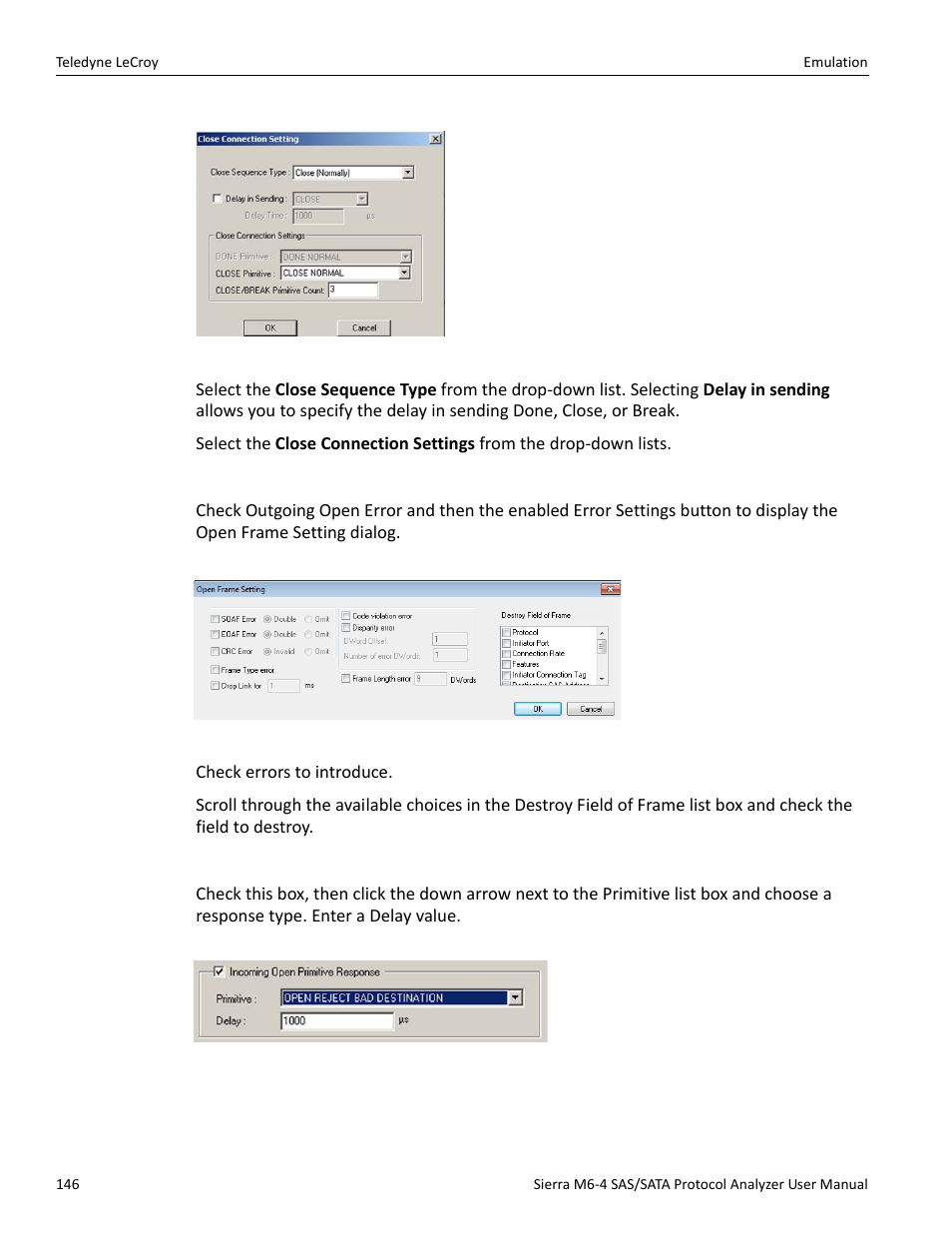 Teledyne LeCroy Sierra M6-4 SAS_SATA Protocol Analyzer User Manual User Manual | Page 148 / 498