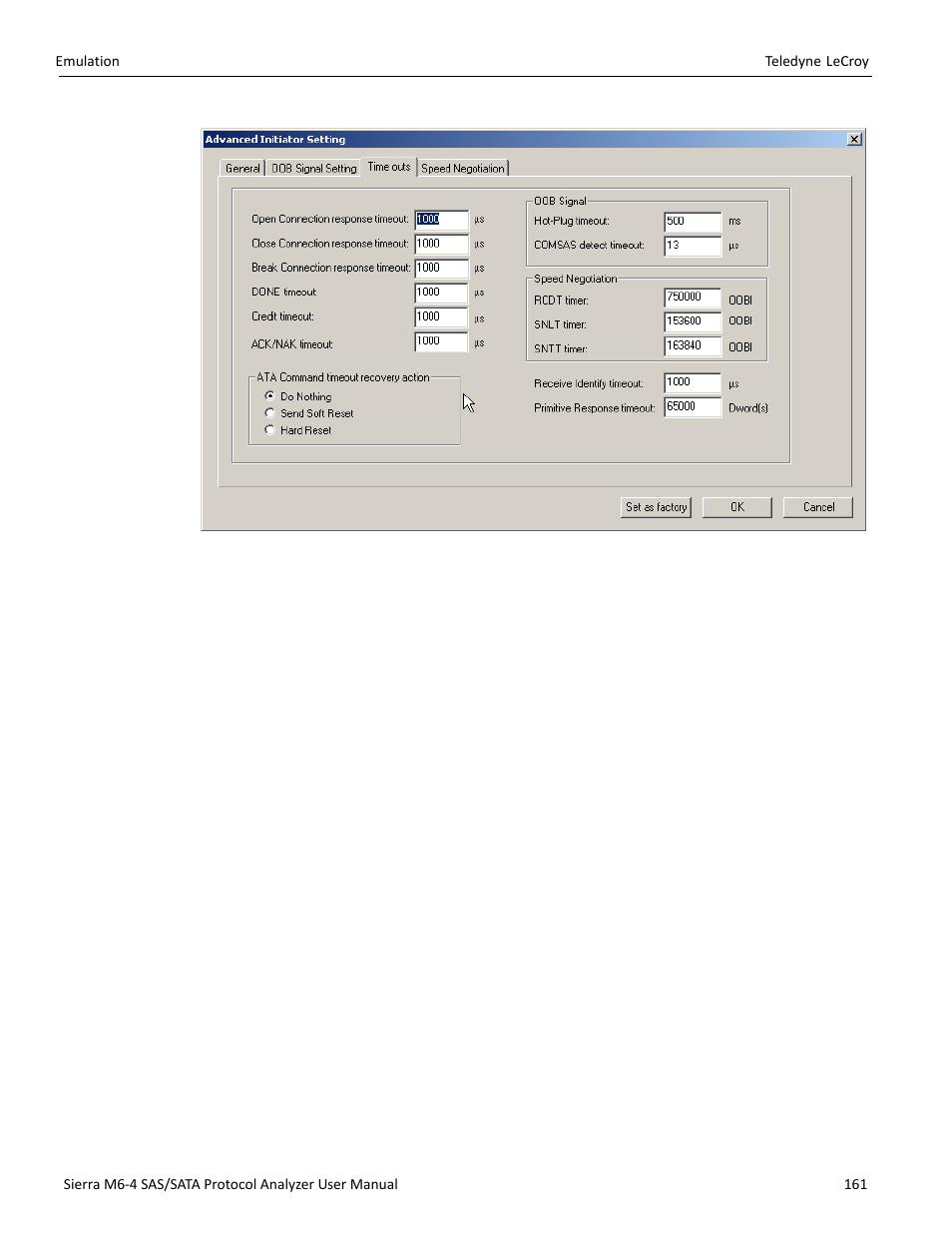 Teledyne LeCroy Sierra M6-4 SAS_SATA Protocol Analyzer User Manual User Manual | Page 163 / 498