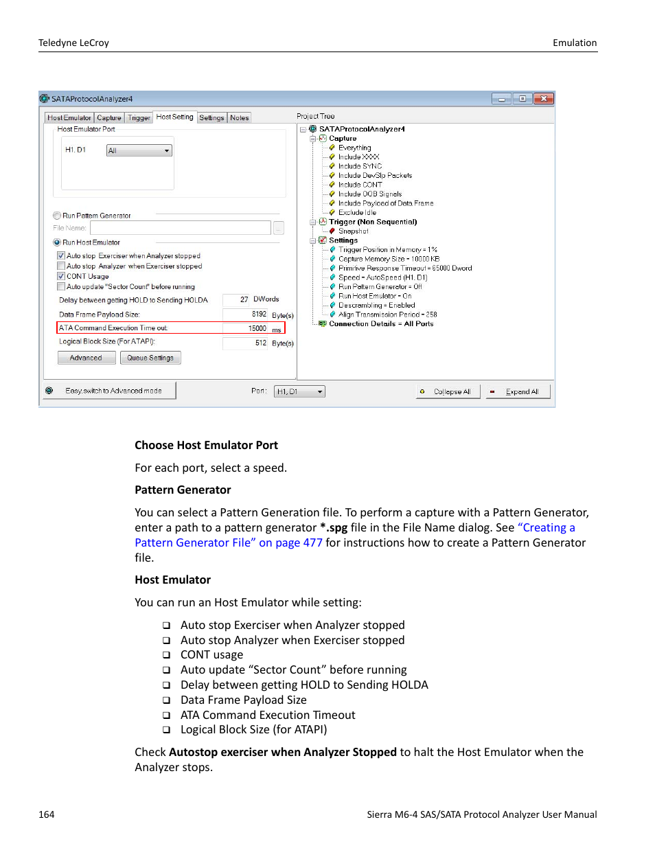 Teledyne LeCroy Sierra M6-4 SAS_SATA Protocol Analyzer User Manual User Manual | Page 166 / 498