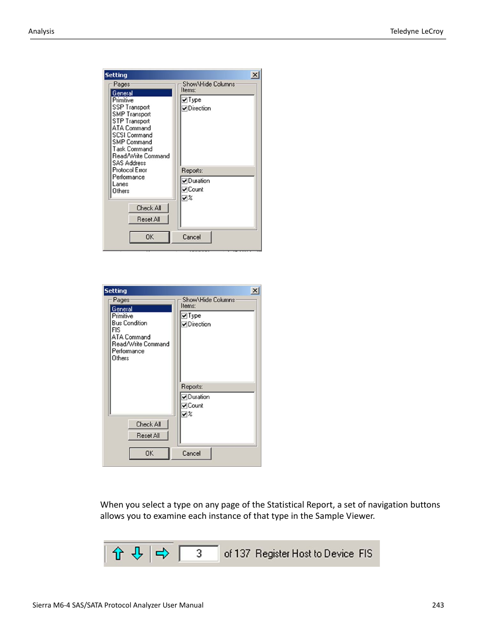 Link with sample view, Figure 3.53 on | Teledyne LeCroy Sierra M6-4 SAS_SATA Protocol Analyzer User Manual User Manual | Page 247 / 498