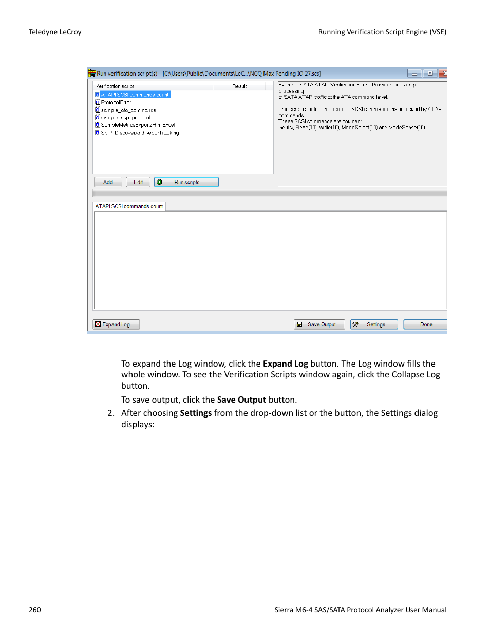 Teledyne LeCroy Sierra M6-4 SAS_SATA Protocol Analyzer User Manual User Manual | Page 264 / 498