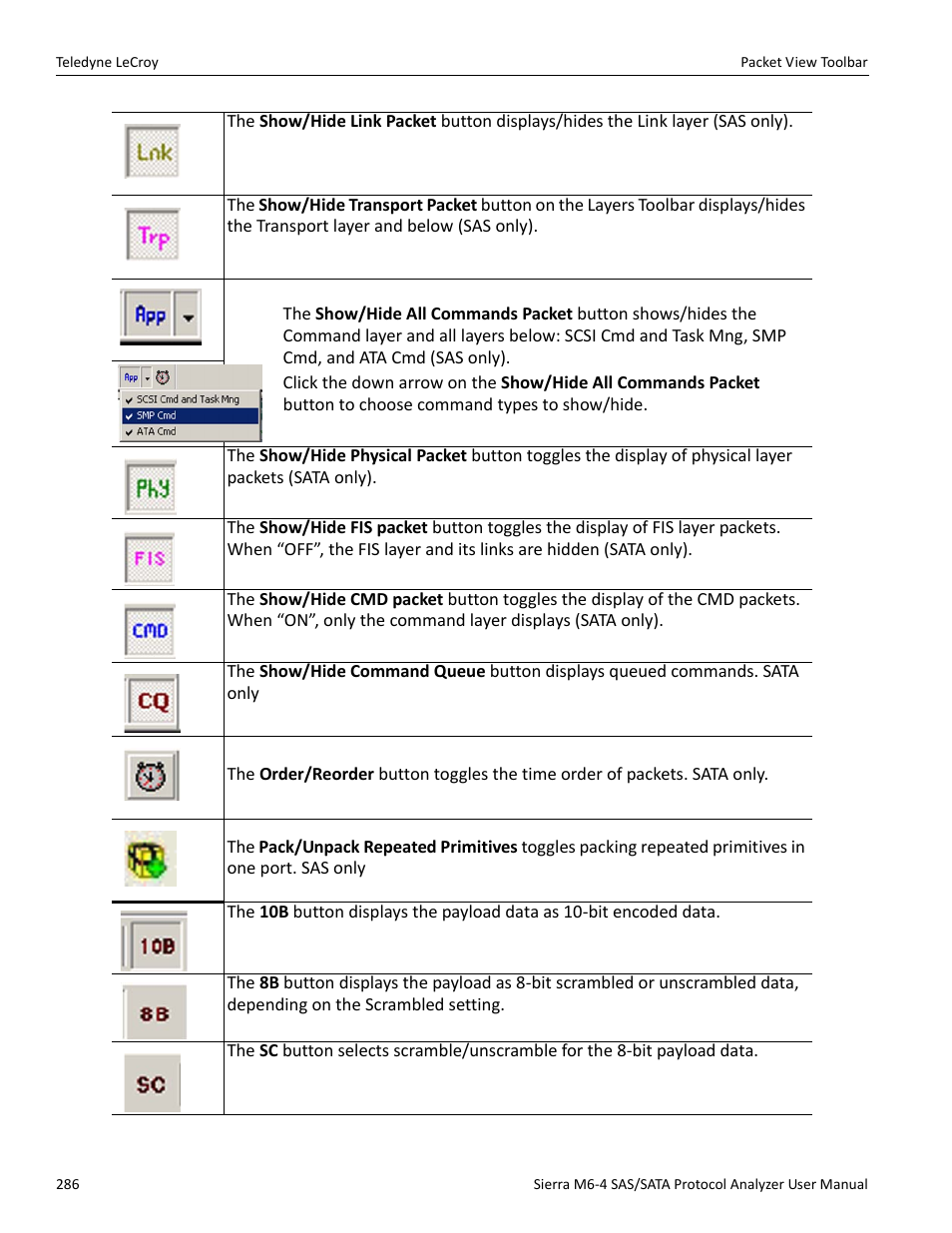 Teledyne LeCroy Sierra M6-4 SAS_SATA Protocol Analyzer User Manual User Manual | Page 290 / 498