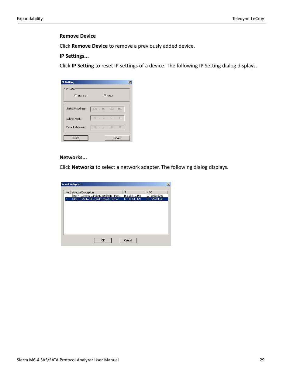 Teledyne LeCroy Sierra M6-4 SAS_SATA Protocol Analyzer User Manual User Manual | Page 31 / 498