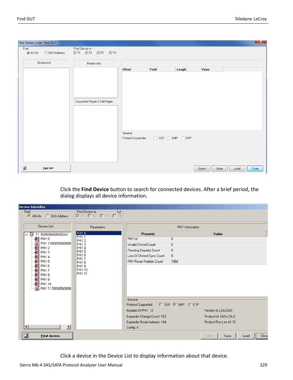 Teledyne LeCroy Sierra M6-4 SAS_SATA Protocol Analyzer User Manual User Manual | Page 333 / 498