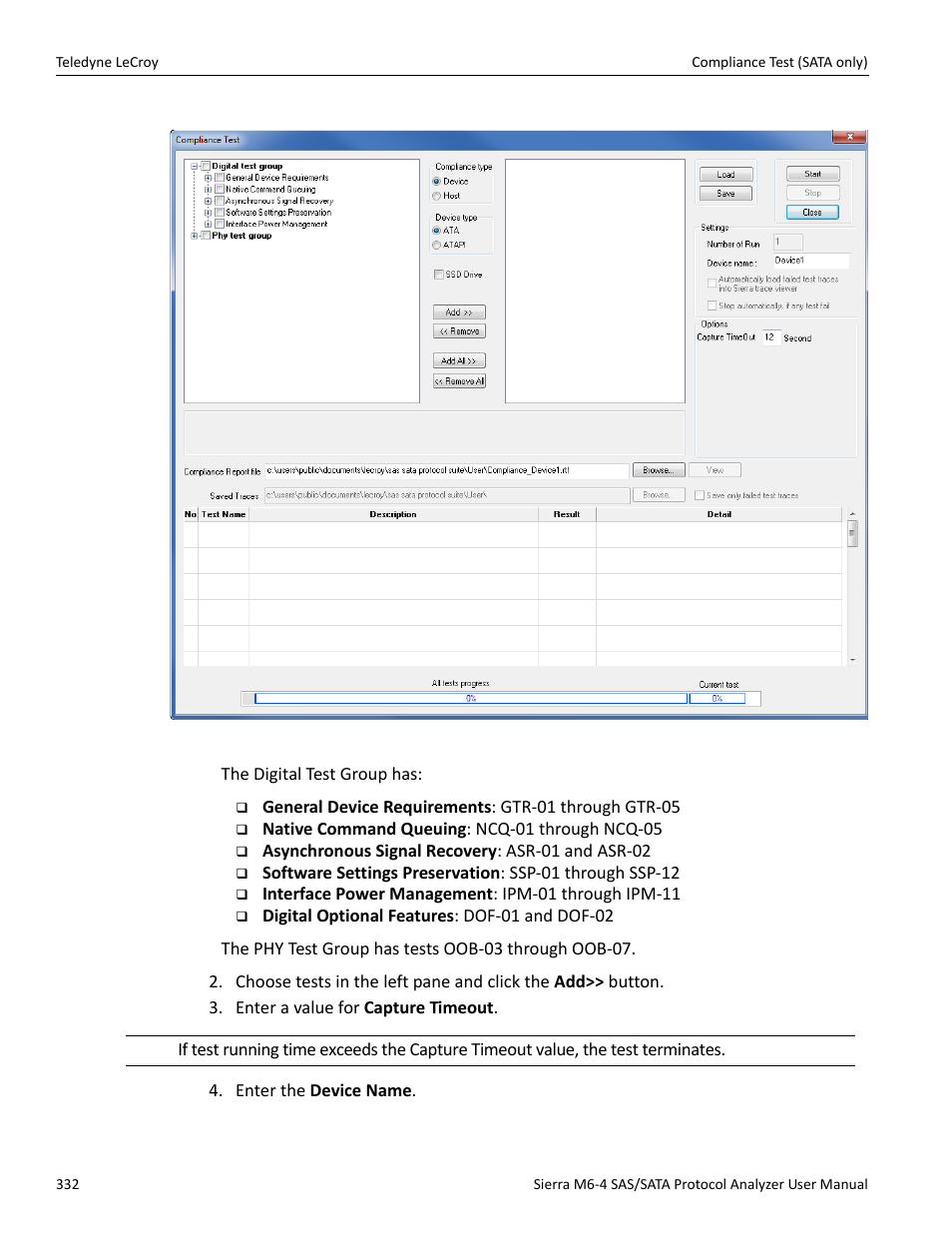 Teledyne LeCroy Sierra M6-4 SAS_SATA Protocol Analyzer User Manual User Manual | Page 336 / 498