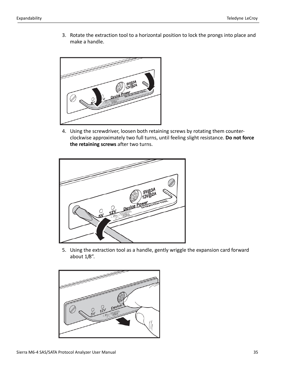 Teledyne LeCroy Sierra M6-4 SAS_SATA Protocol Analyzer User Manual User Manual | Page 37 / 498