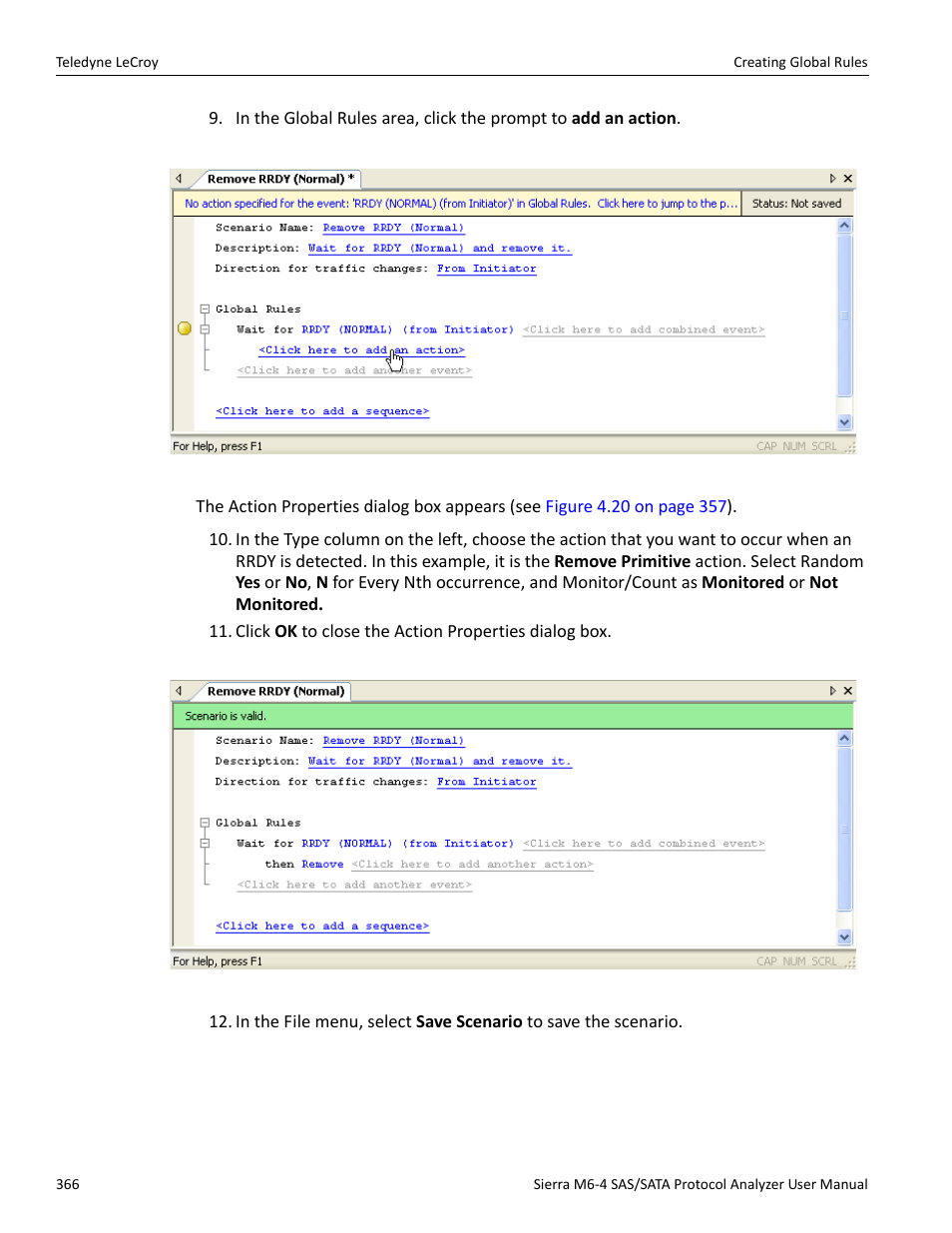 Teledyne LeCroy Sierra M6-4 SAS_SATA Protocol Analyzer User Manual User Manual | Page 370 / 498