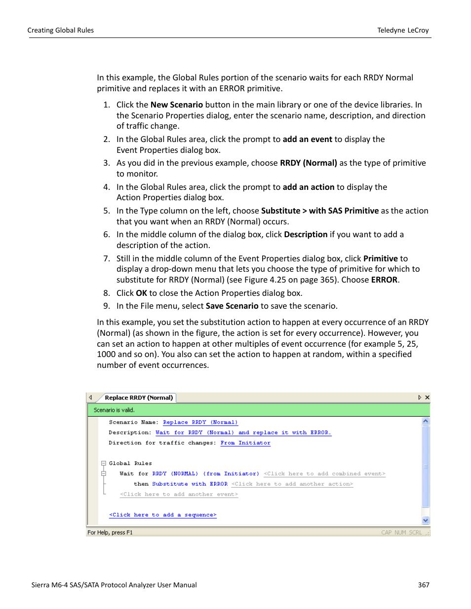 Teledyne LeCroy Sierra M6-4 SAS_SATA Protocol Analyzer User Manual User Manual | Page 371 / 498