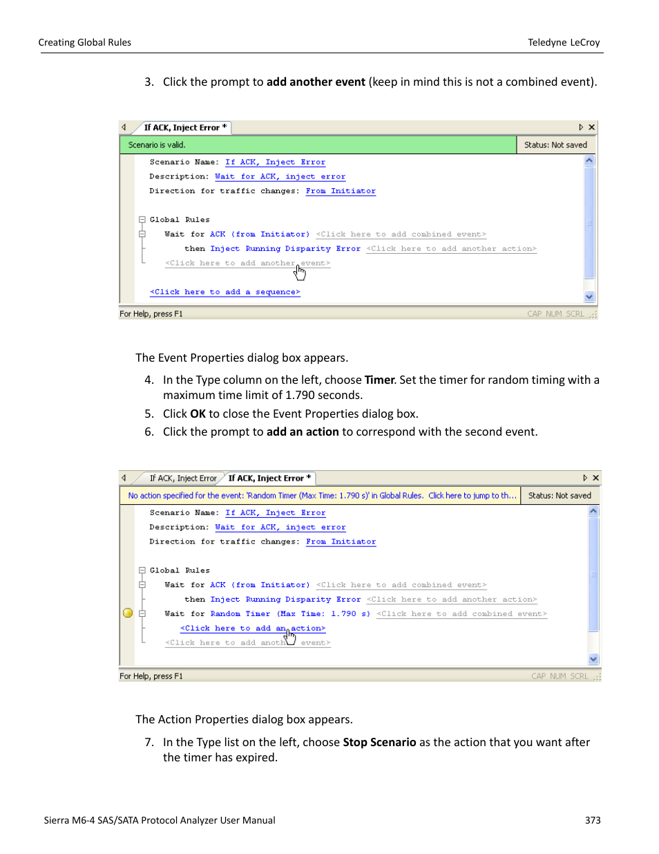Teledyne LeCroy Sierra M6-4 SAS_SATA Protocol Analyzer User Manual User Manual | Page 377 / 498