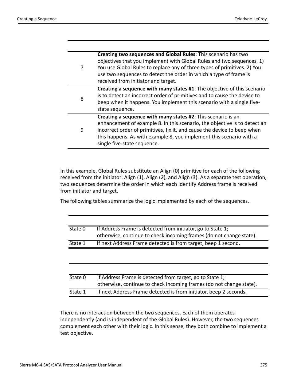 Teledyne LeCroy Sierra M6-4 SAS_SATA Protocol Analyzer User Manual User Manual | Page 379 / 498