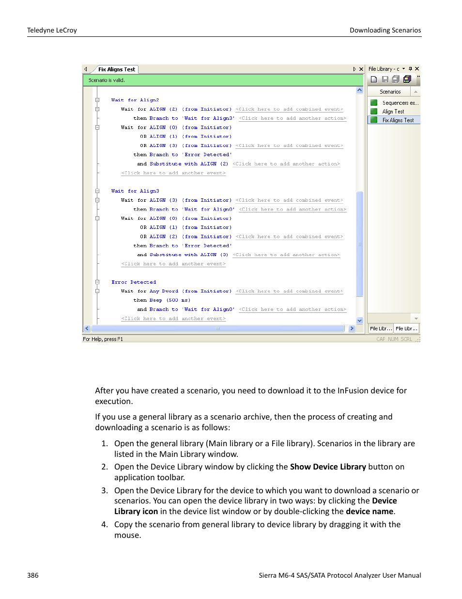 11 downloading scenarios | Teledyne LeCroy Sierra M6-4 SAS_SATA Protocol Analyzer User Manual User Manual | Page 390 / 498