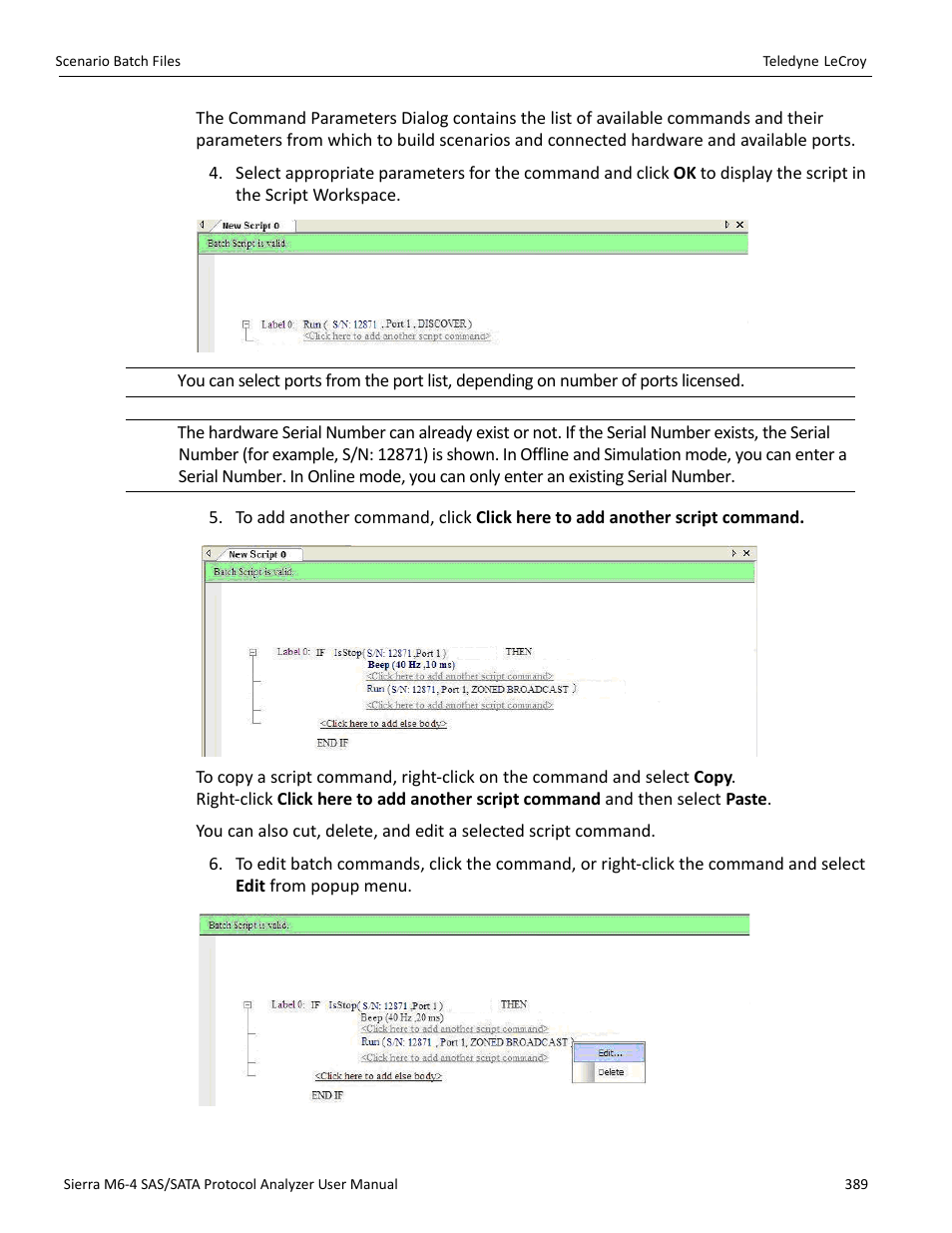 Teledyne LeCroy Sierra M6-4 SAS_SATA Protocol Analyzer User Manual User Manual | Page 393 / 498