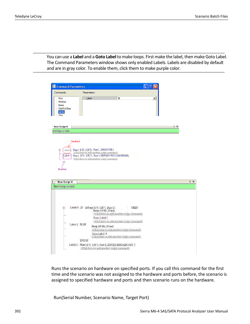 Teledyne LeCroy Sierra M6-4 SAS_SATA Protocol Analyzer User Manual User Manual | Page 396 / 498