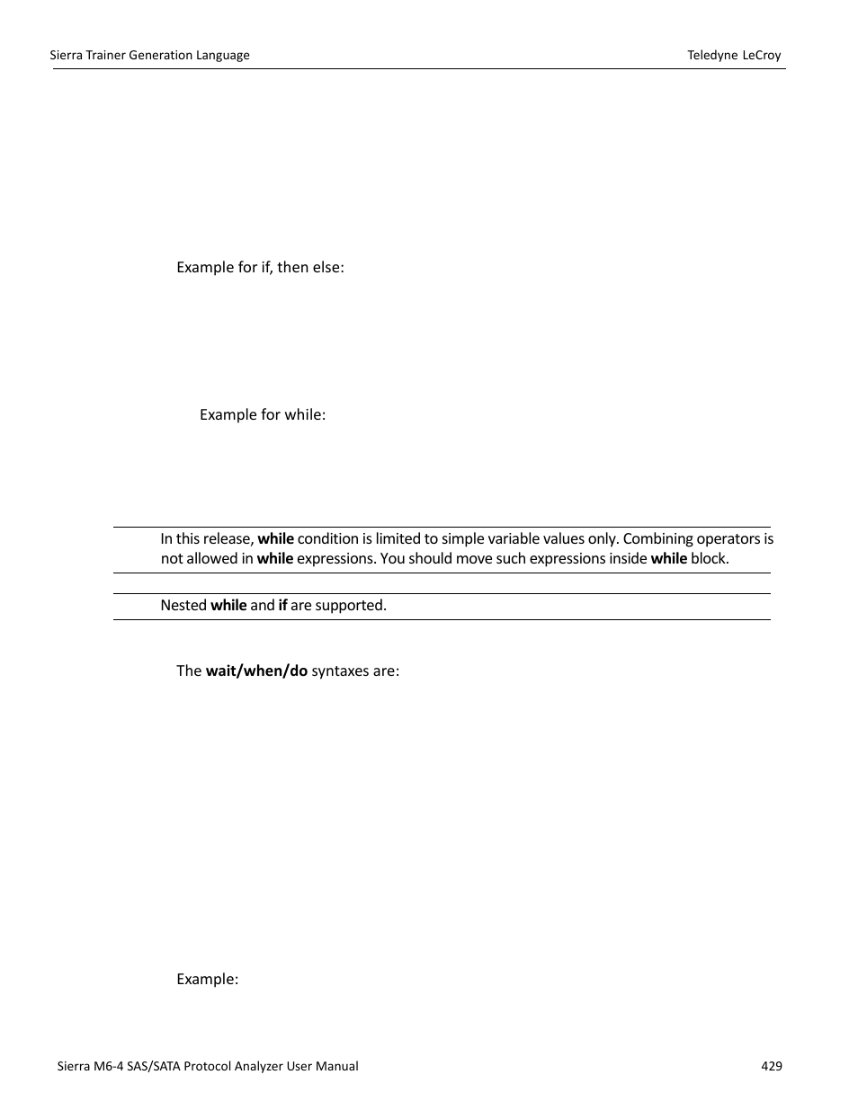 Teledyne LeCroy Sierra M6-4 SAS_SATA Protocol Analyzer User Manual User Manual | Page 433 / 498