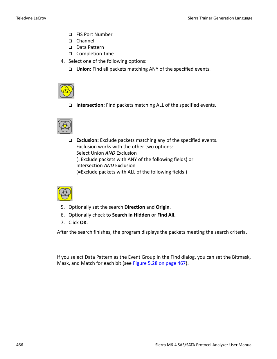 17 data pattern mask and match | Teledyne LeCroy Sierra M6-4 SAS_SATA Protocol Analyzer User Manual User Manual | Page 470 / 498