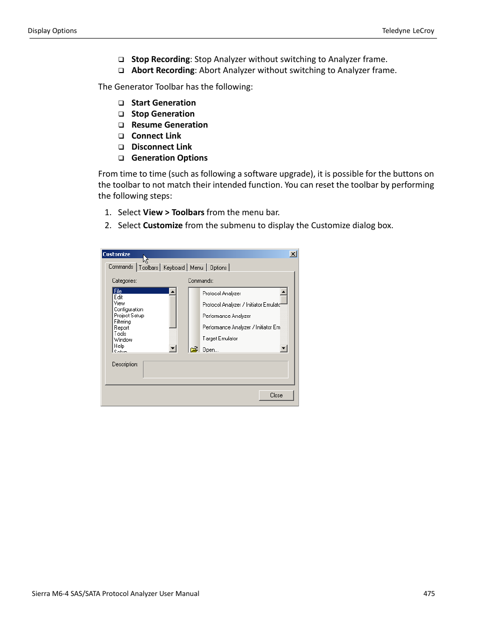 Teledyne LeCroy Sierra M6-4 SAS_SATA Protocol Analyzer User Manual User Manual | Page 479 / 498