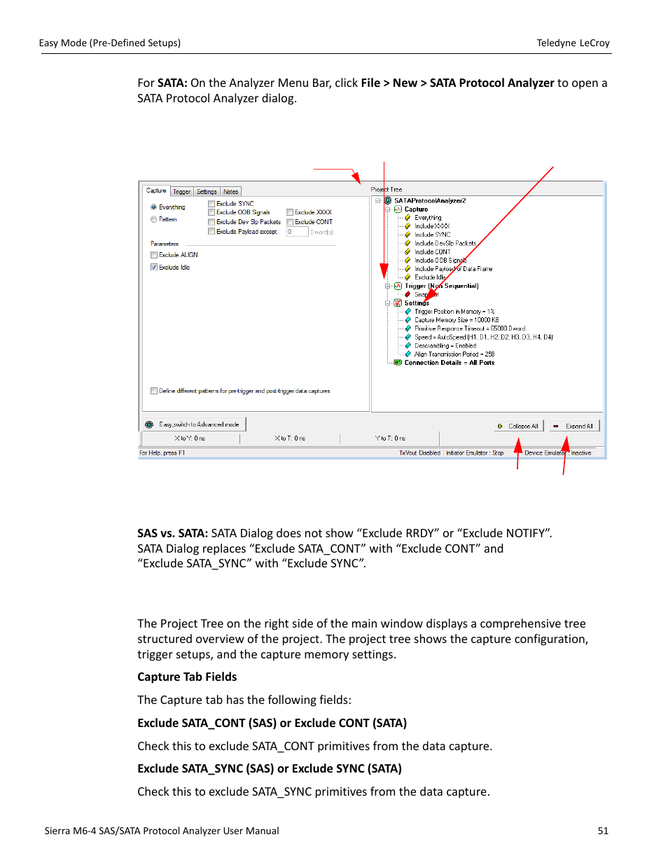 2 project tree | Teledyne LeCroy Sierra M6-4 SAS_SATA Protocol Analyzer User Manual User Manual | Page 53 / 498