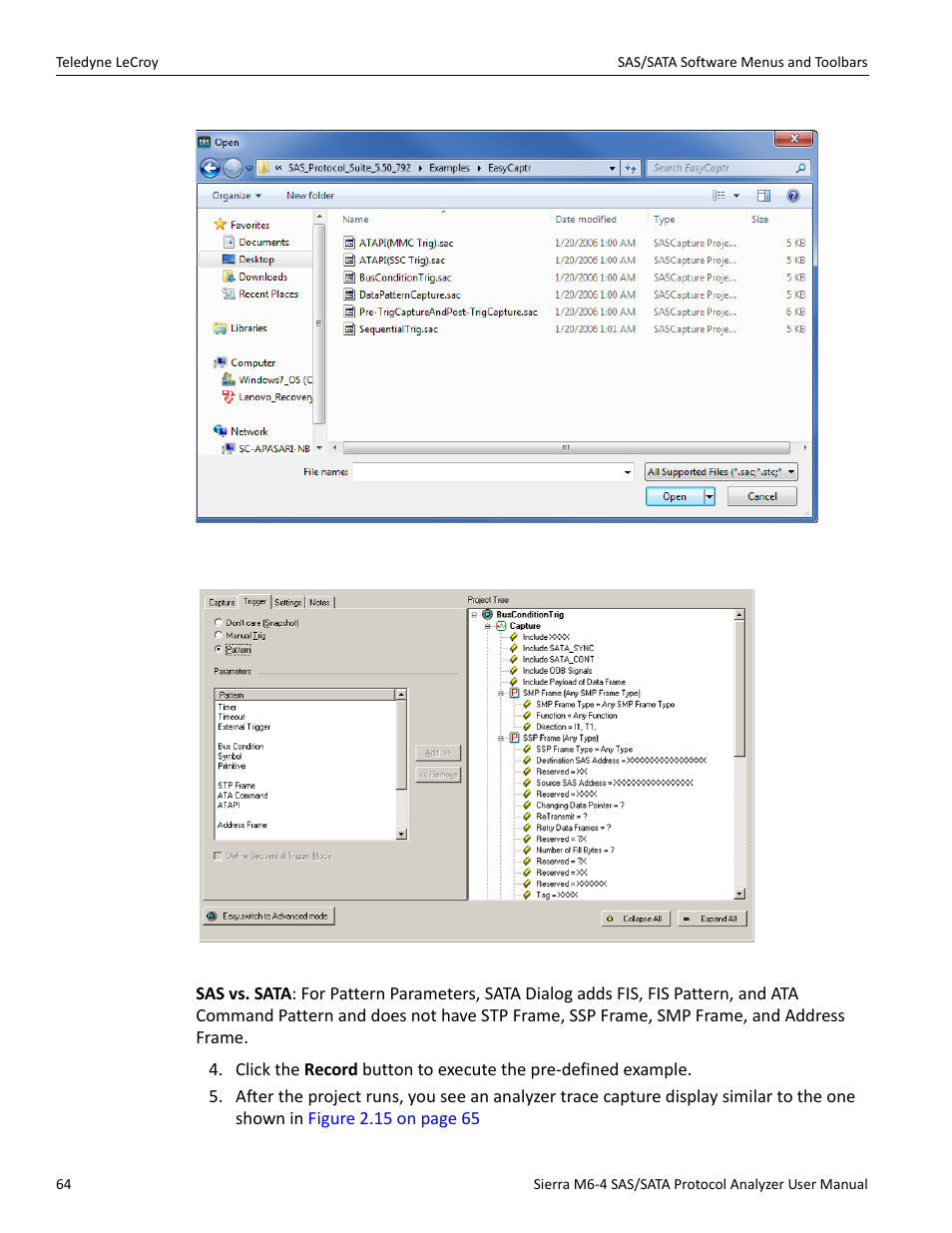 Teledyne LeCroy Sierra M6-4 SAS_SATA Protocol Analyzer User Manual User Manual | Page 66 / 498