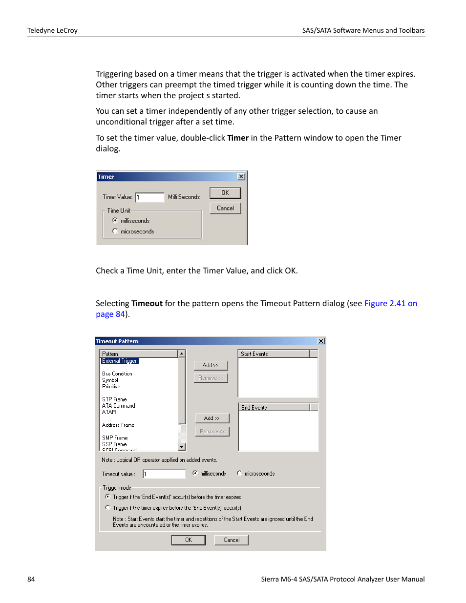 Teledyne LeCroy Sierra M6-4 SAS_SATA Protocol Analyzer User Manual User Manual | Page 86 / 498