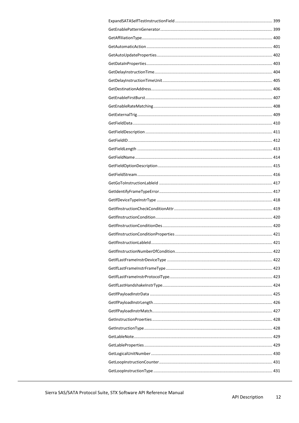 Teledyne LeCroy Sierra SAS_SATA Protocol Analyzer STX API Reference Manual User Manual | Page 12 / 979