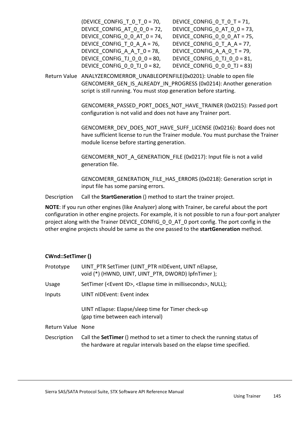 Teledyne LeCroy Sierra SAS_SATA Protocol Analyzer STX API Reference Manual User Manual | Page 145 / 979