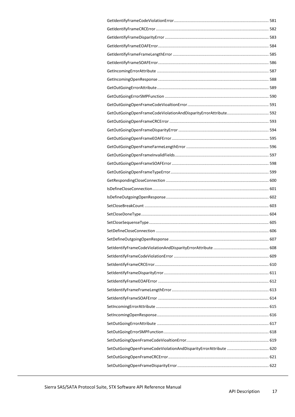 Teledyne LeCroy Sierra SAS_SATA Protocol Analyzer STX API Reference Manual User Manual | Page 17 / 979