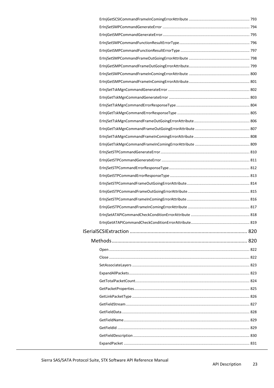 Teledyne LeCroy Sierra SAS_SATA Protocol Analyzer STX API Reference Manual User Manual | Page 23 / 979