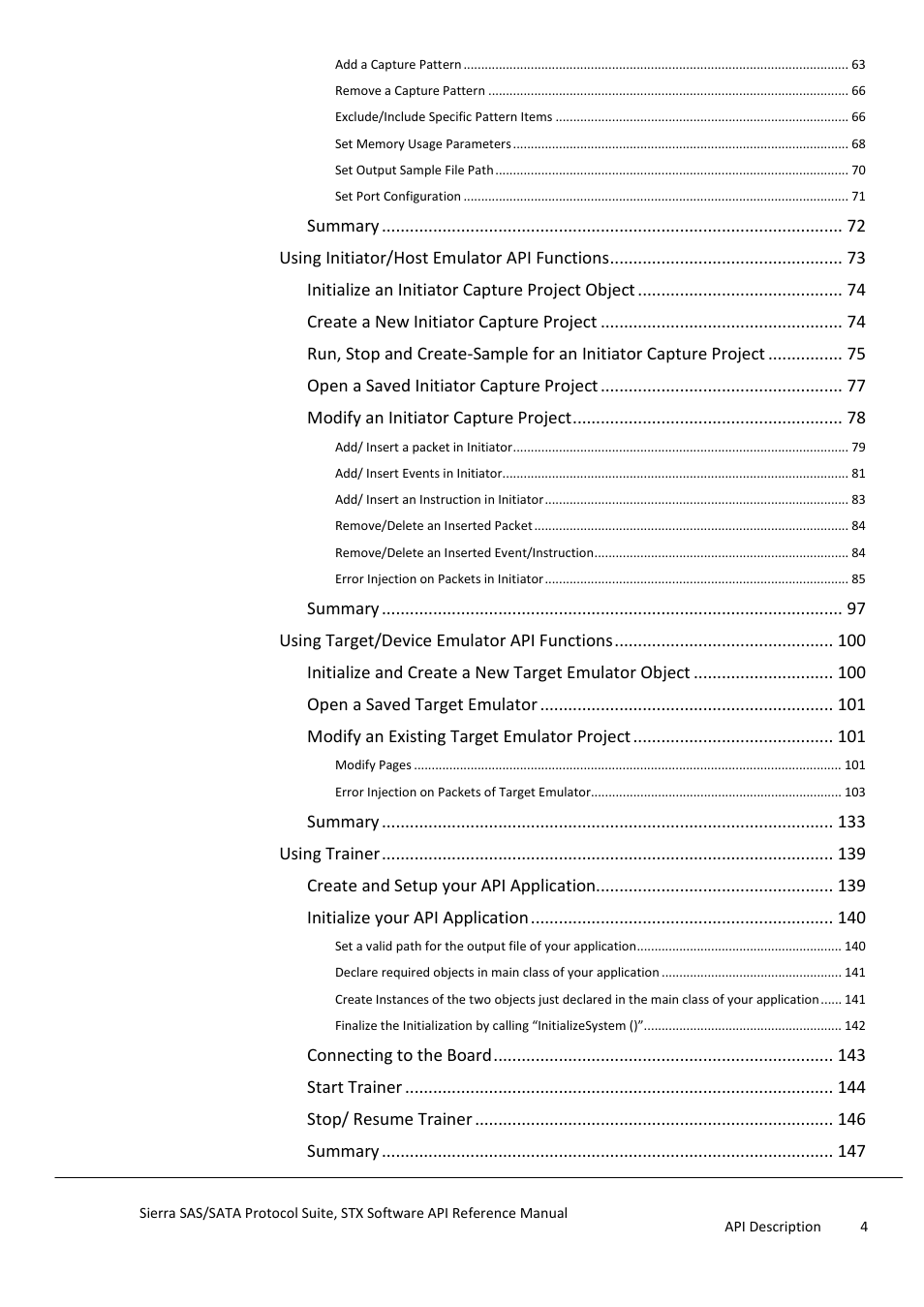 Teledyne LeCroy Sierra SAS_SATA Protocol Analyzer STX API Reference Manual User Manual | Page 4 / 979