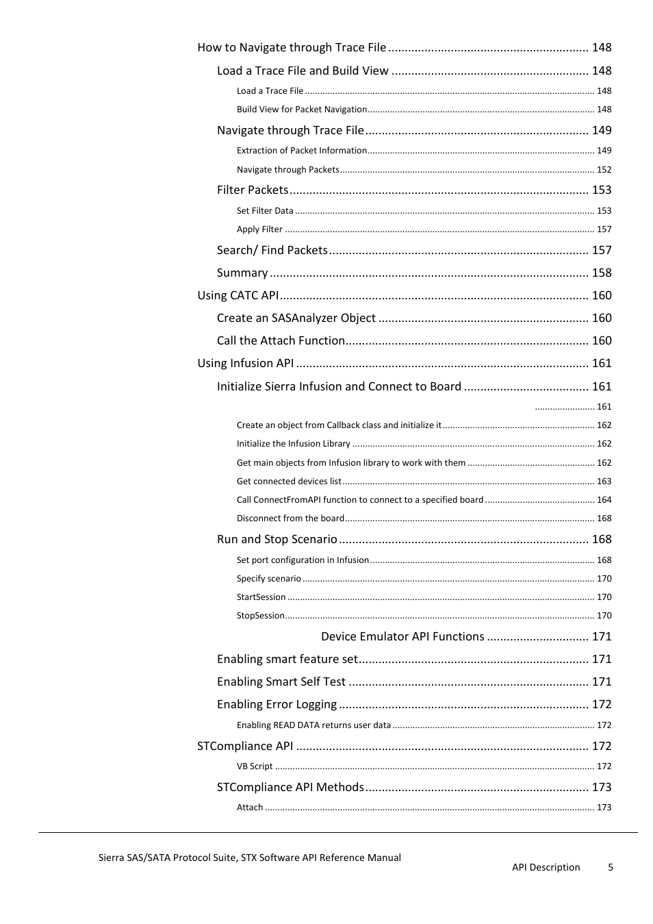 Teledyne LeCroy Sierra SAS_SATA Protocol Analyzer STX API Reference Manual User Manual | Page 5 / 979