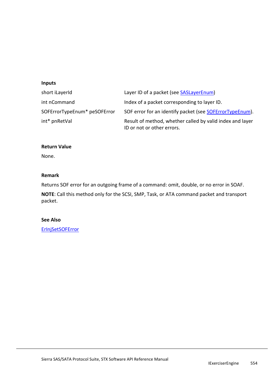 Erinjgetsoferror, Erinjsetcodeviolationanddisparityerr, Orattribute | Erinjsetcodeviolationanddisparityerrorattribute | Teledyne LeCroy Sierra SAS_SATA Protocol Analyzer STX API Reference Manual User Manual | Page 554 / 979