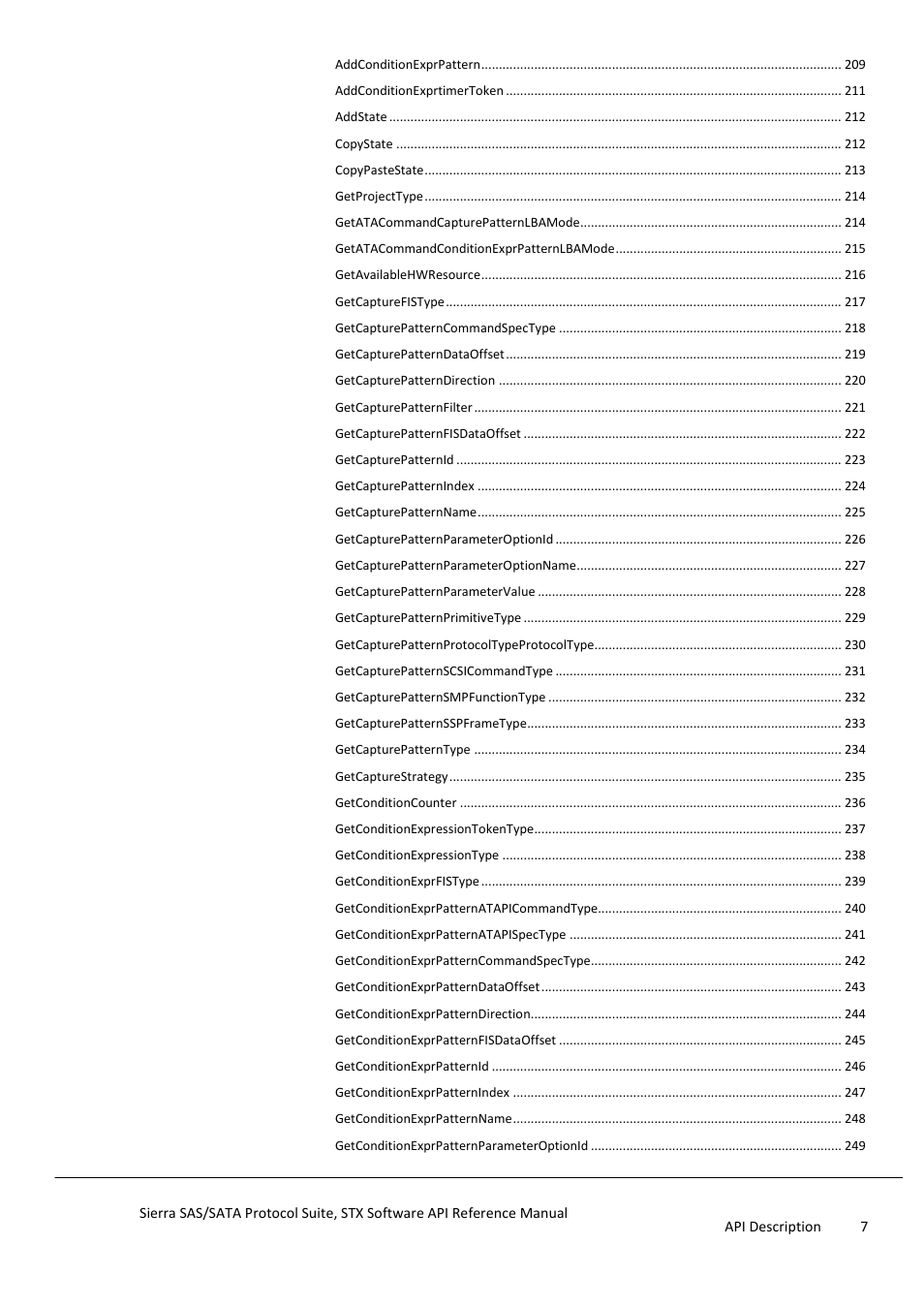 Teledyne LeCroy Sierra SAS_SATA Protocol Analyzer STX API Reference Manual User Manual | Page 7 / 979