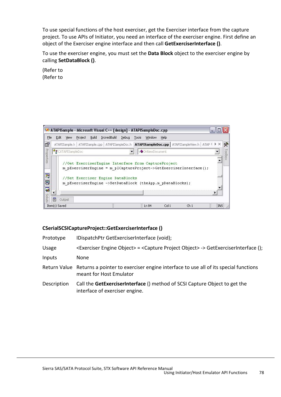 Modify an initiator capture project | Teledyne LeCroy Sierra SAS_SATA Protocol Analyzer STX API Reference Manual User Manual | Page 78 / 979