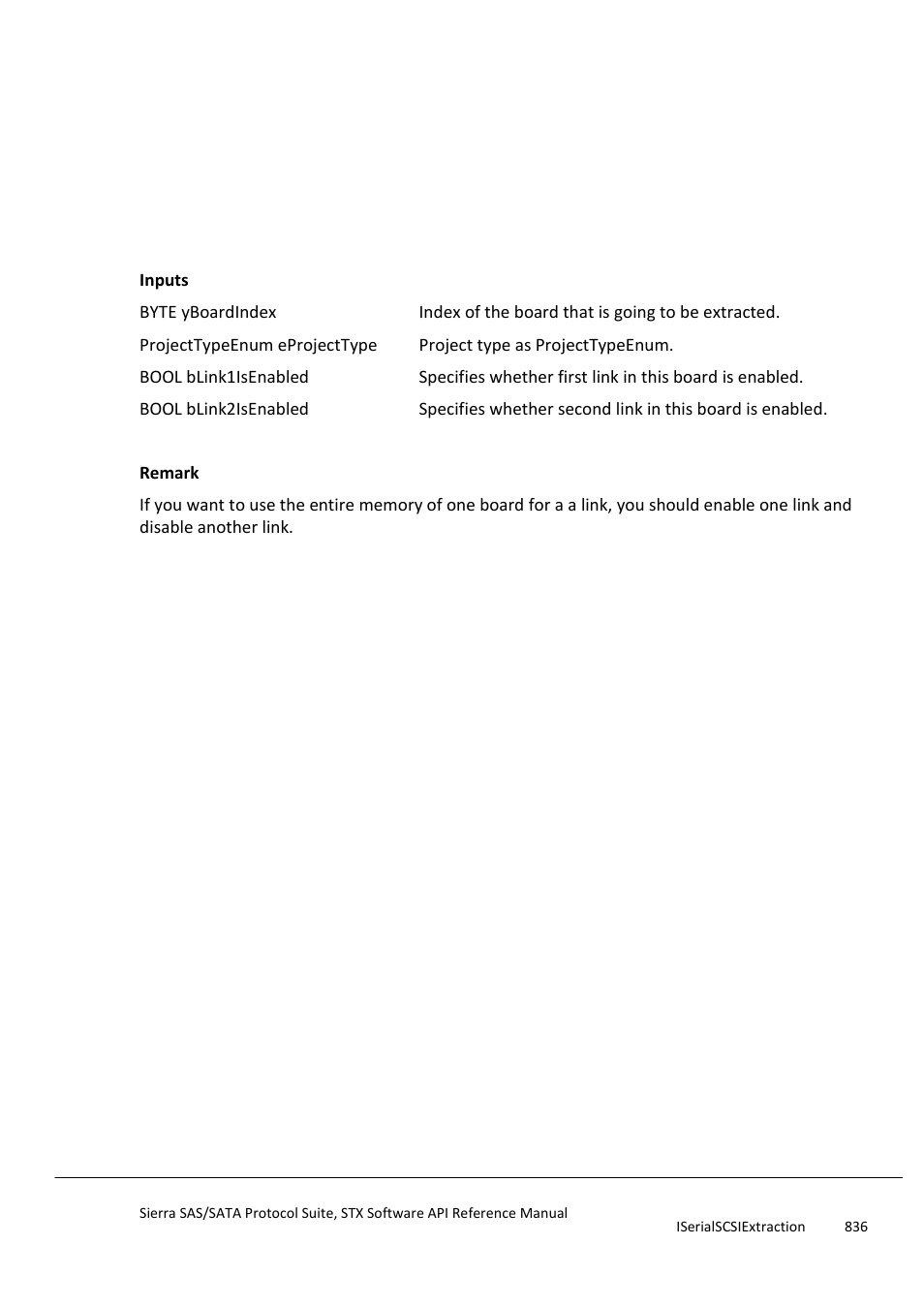 Setanalyzerlinkenable, Setassociatechannels | Teledyne LeCroy Sierra SAS_SATA Protocol Analyzer STX API Reference Manual User Manual | Page 836 / 979