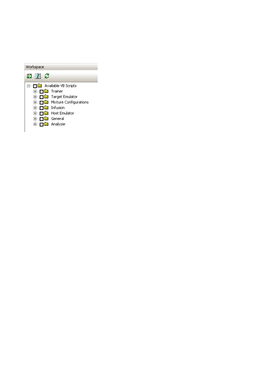 2 workspace area, Workspace area | Teledyne LeCroy ST Automated Test Suite User Manual User Manual | Page 8 / 33