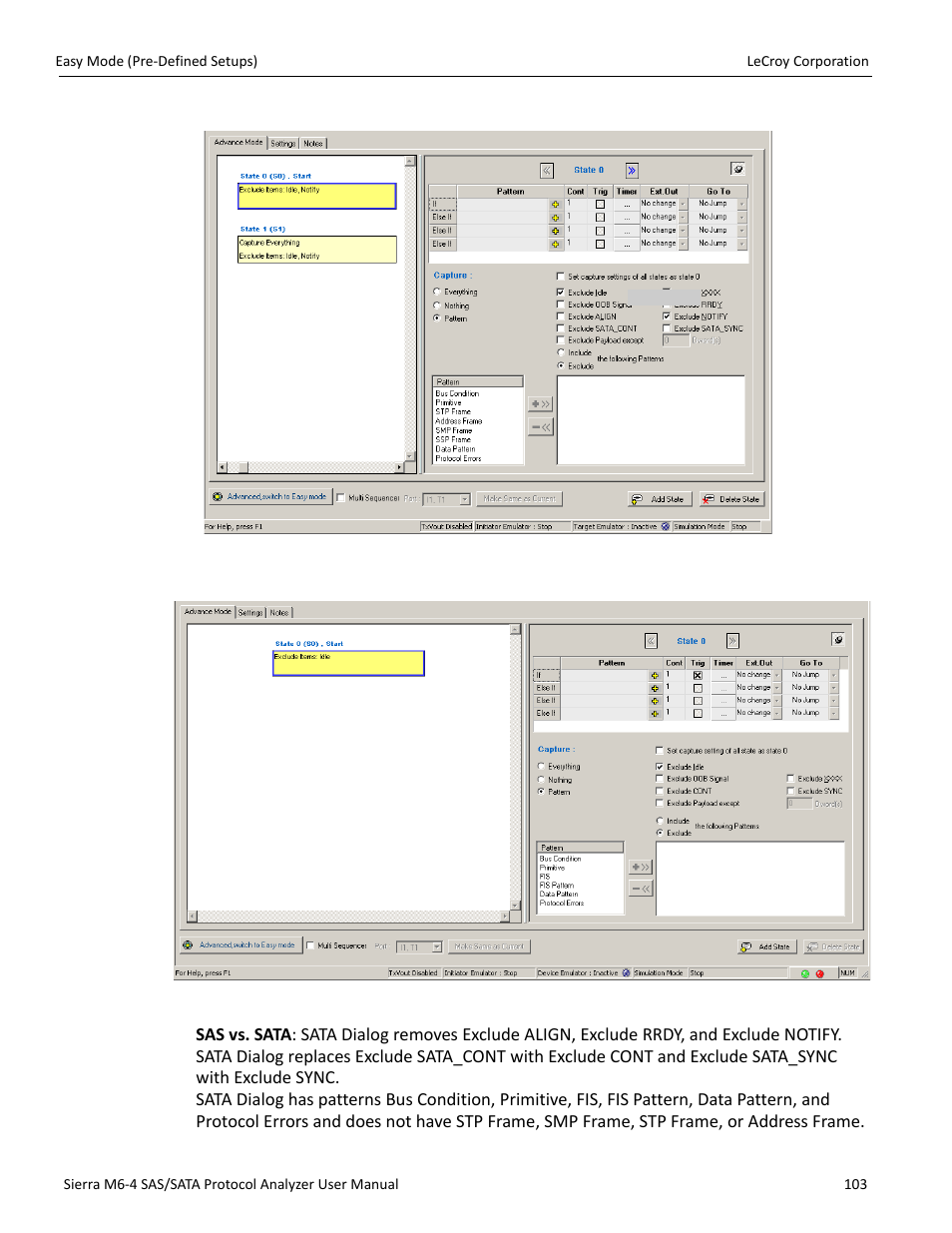 Teledyne LeCroy STX M6-1 SAS_SATA Protocol Analyzer User Manual User Manual | Page 105 / 468