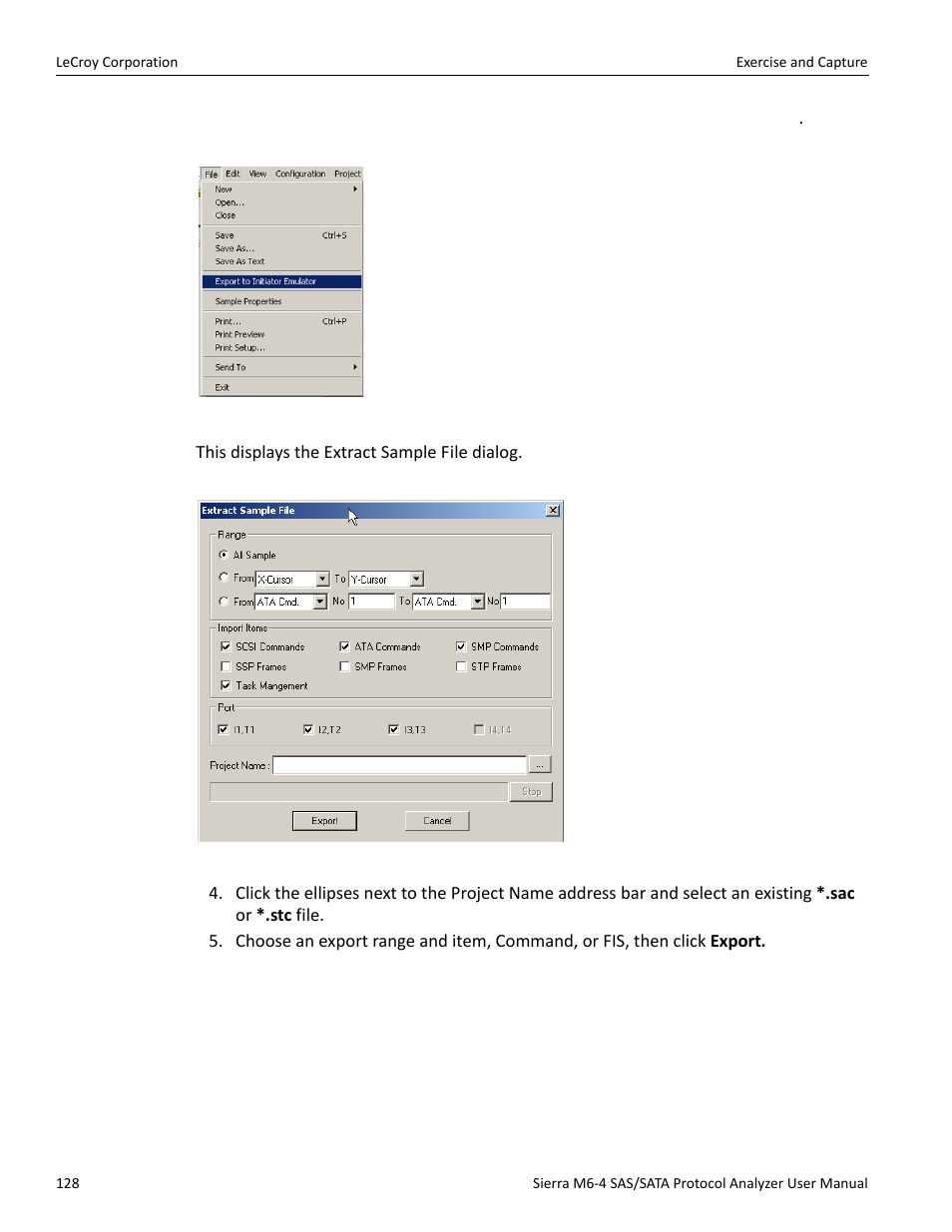 Teledyne LeCroy STX M6-1 SAS_SATA Protocol Analyzer User Manual User Manual | Page 130 / 468