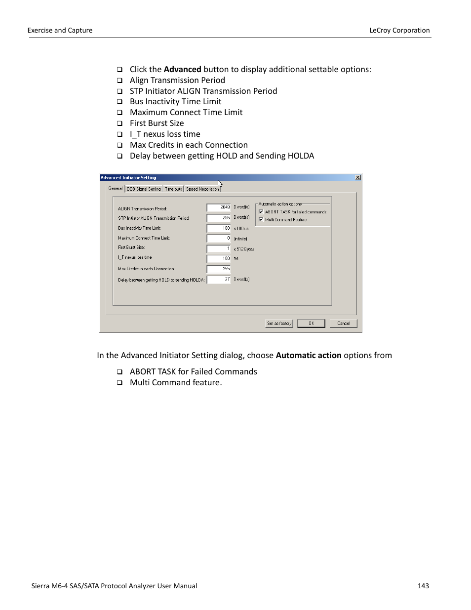 Teledyne LeCroy STX M6-1 SAS_SATA Protocol Analyzer User Manual User Manual | Page 145 / 468