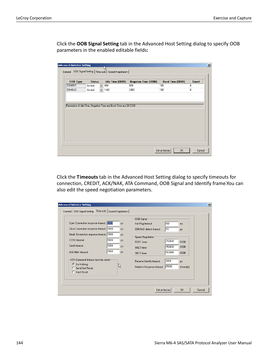 Teledyne LeCroy STX M6-1 SAS_SATA Protocol Analyzer User Manual User Manual | Page 146 / 468
