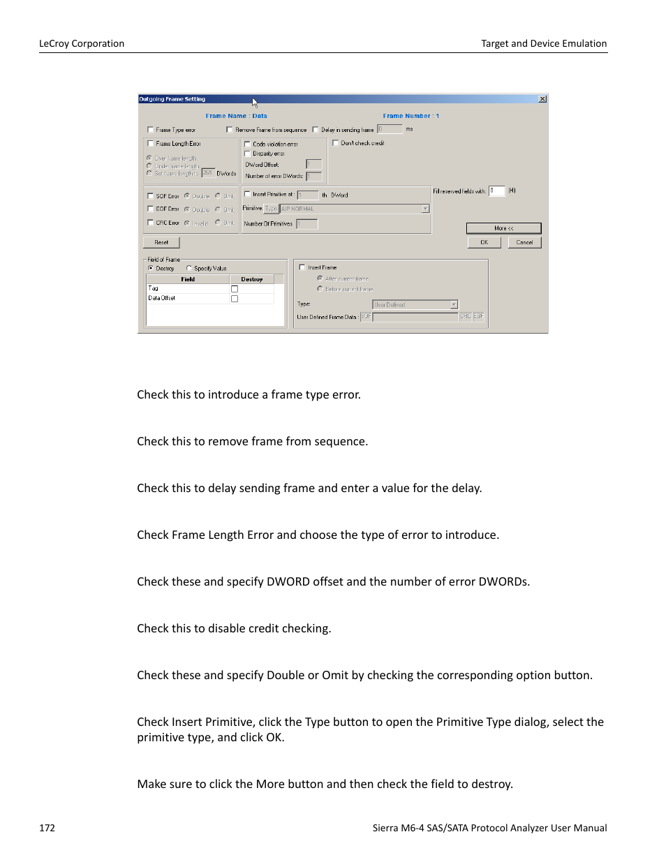 Teledyne LeCroy STX M6-1 SAS_SATA Protocol Analyzer User Manual User Manual | Page 174 / 468