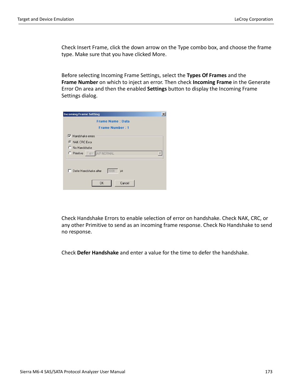 Teledyne LeCroy STX M6-1 SAS_SATA Protocol Analyzer User Manual User Manual | Page 175 / 468