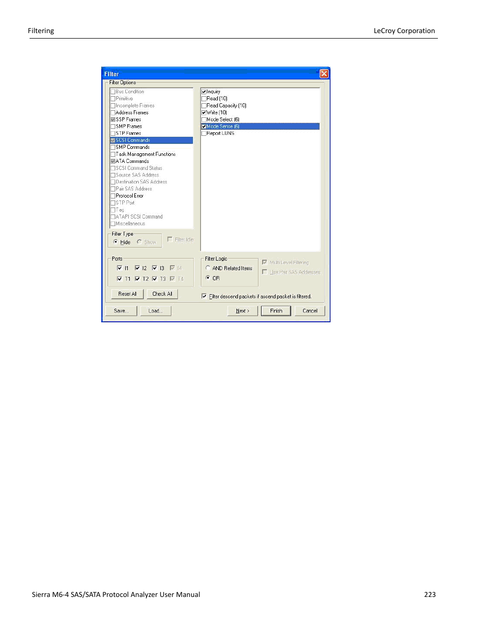 Teledyne LeCroy STX M6-1 SAS_SATA Protocol Analyzer User Manual User Manual | Page 225 / 468