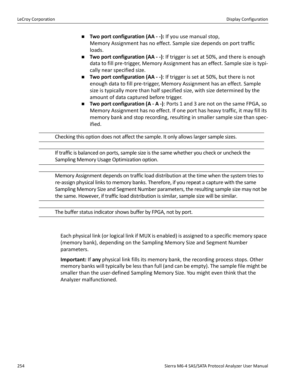 Teledyne LeCroy STX M6-1 SAS_SATA Protocol Analyzer User Manual User Manual | Page 256 / 468