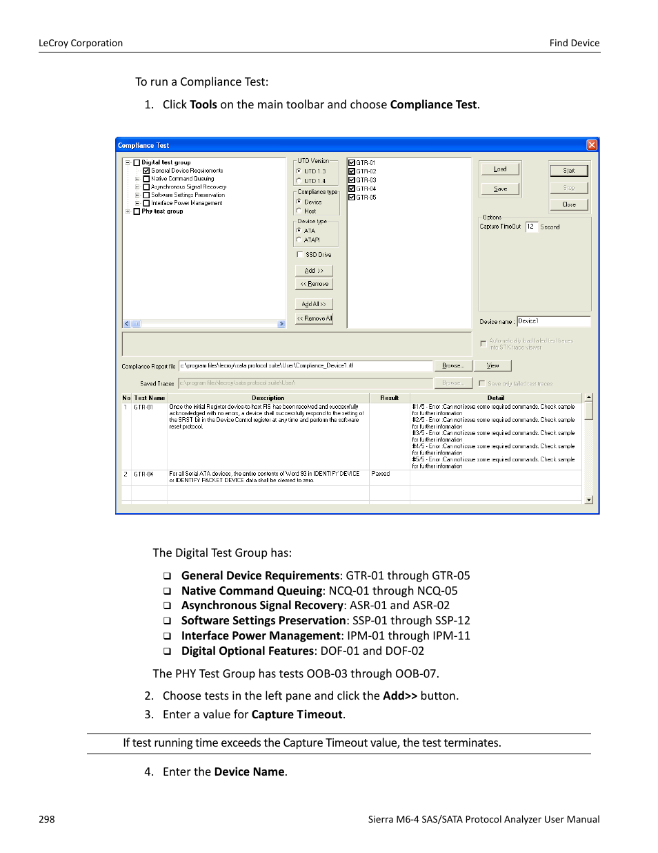 Teledyne LeCroy STX M6-1 SAS_SATA Protocol Analyzer User Manual User Manual | Page 300 / 468
