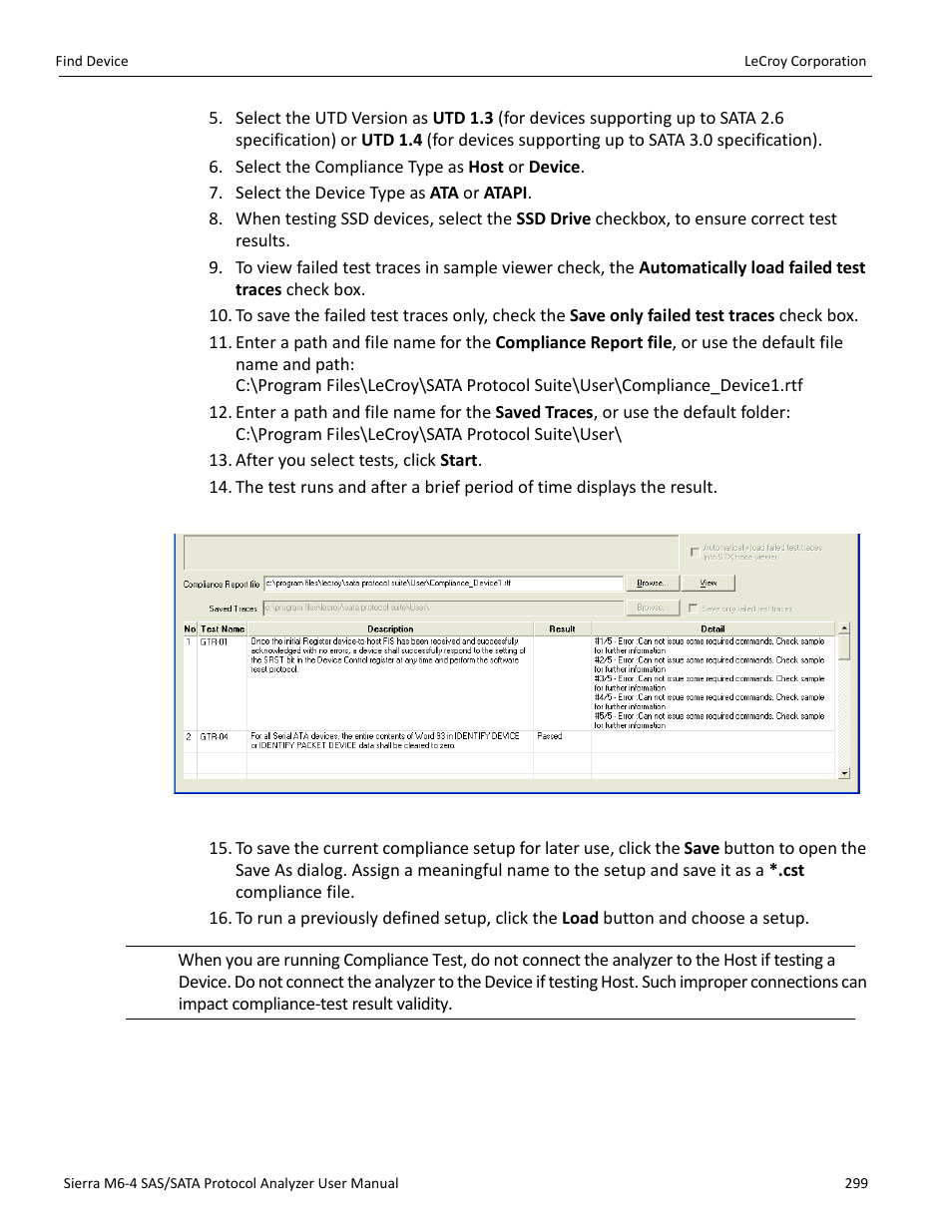 Teledyne LeCroy STX M6-1 SAS_SATA Protocol Analyzer User Manual User Manual | Page 301 / 468