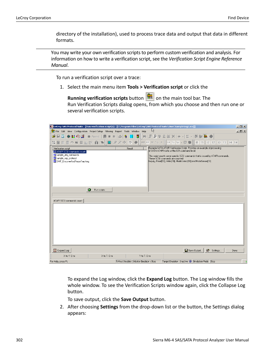 Teledyne LeCroy STX M6-1 SAS_SATA Protocol Analyzer User Manual User Manual | Page 304 / 468
