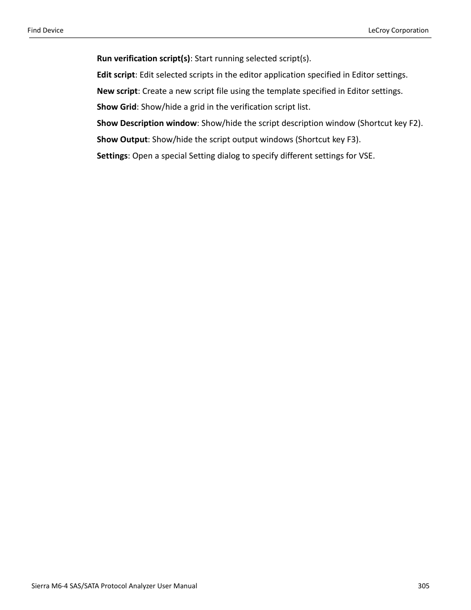 Teledyne LeCroy STX M6-1 SAS_SATA Protocol Analyzer User Manual User Manual | Page 307 / 468