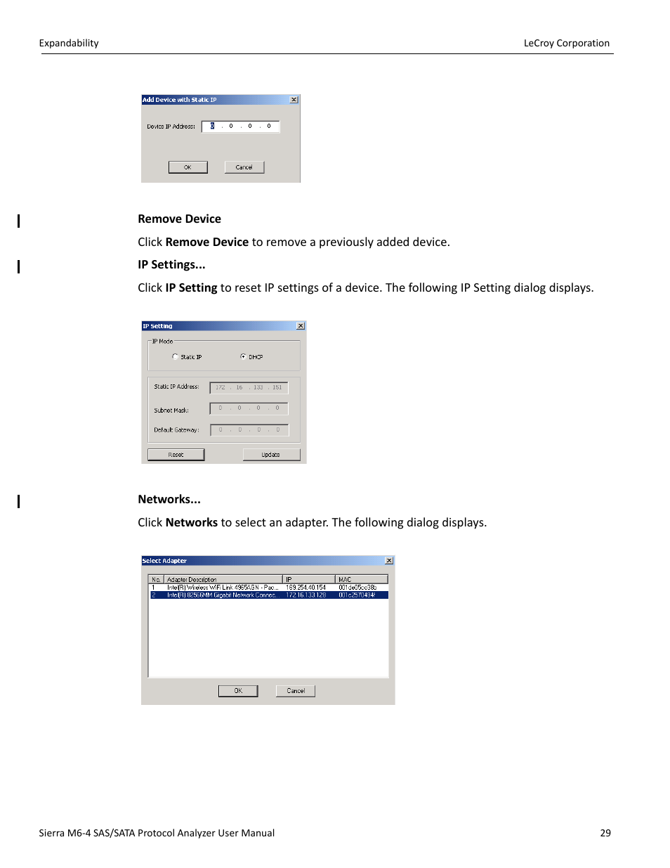 Teledyne LeCroy STX M6-1 SAS_SATA Protocol Analyzer User Manual User Manual | Page 31 / 468