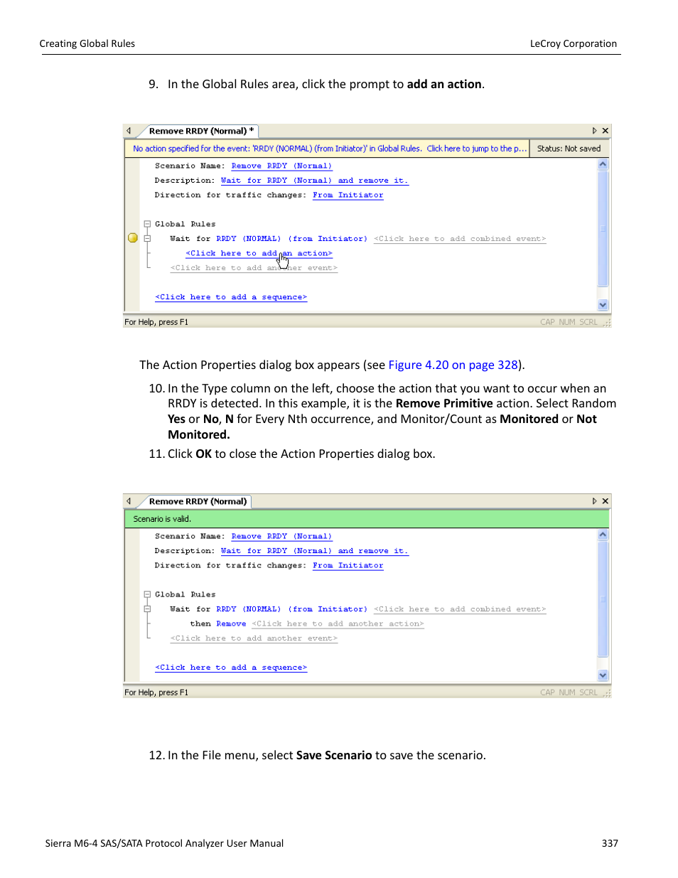 Teledyne LeCroy STX M6-1 SAS_SATA Protocol Analyzer User Manual User Manual | Page 339 / 468